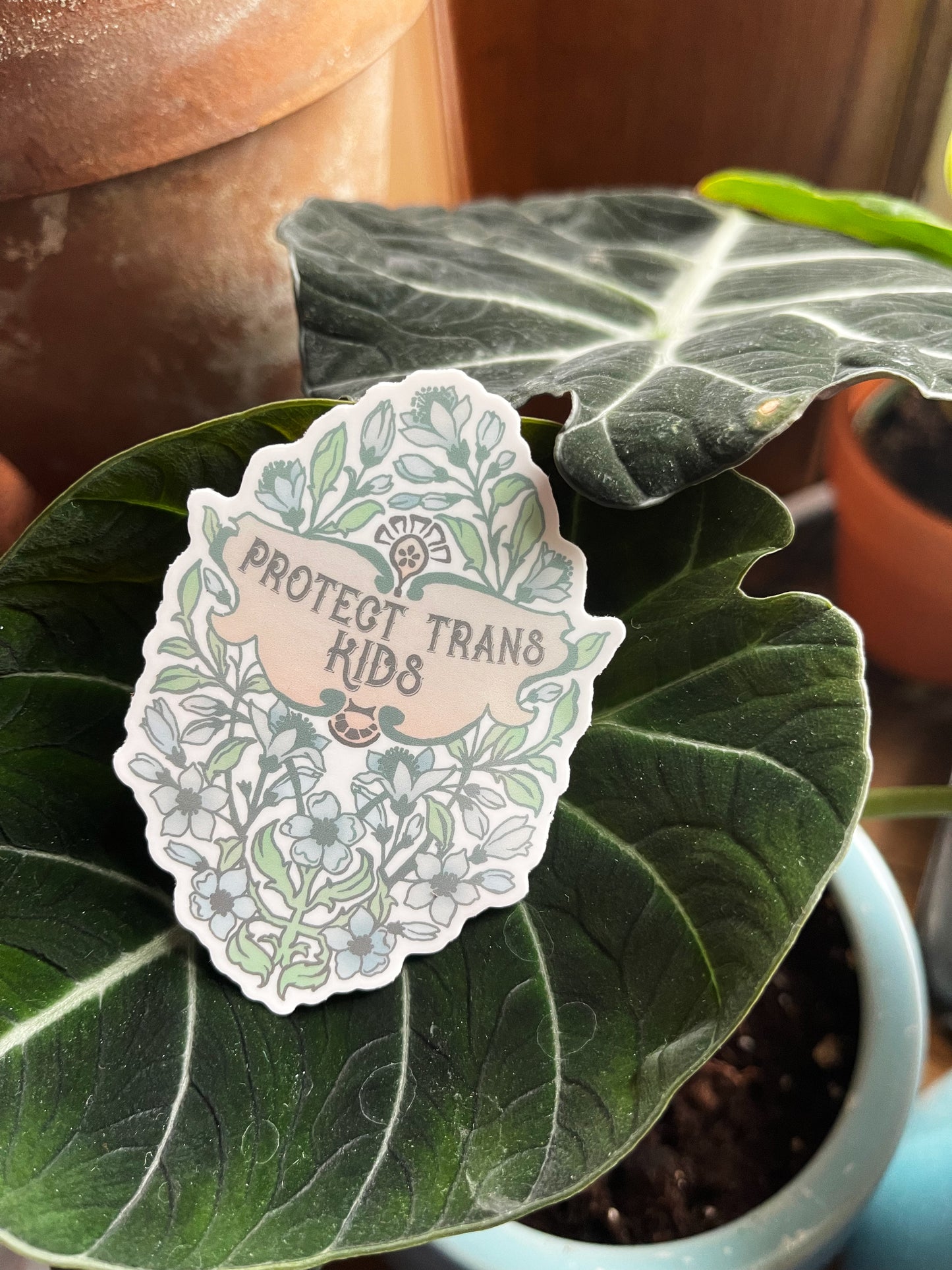 Protect Trans Kids: Trans Pride Sticker