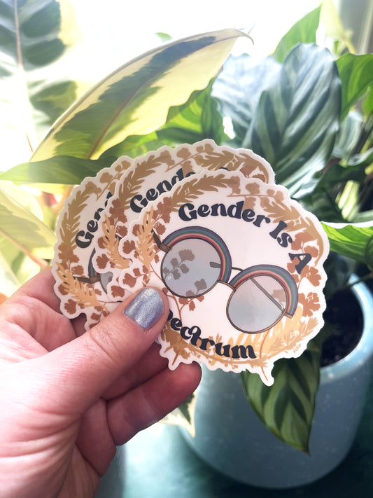 Gender Is A Spectrum: LGBTQ Pride Sticker