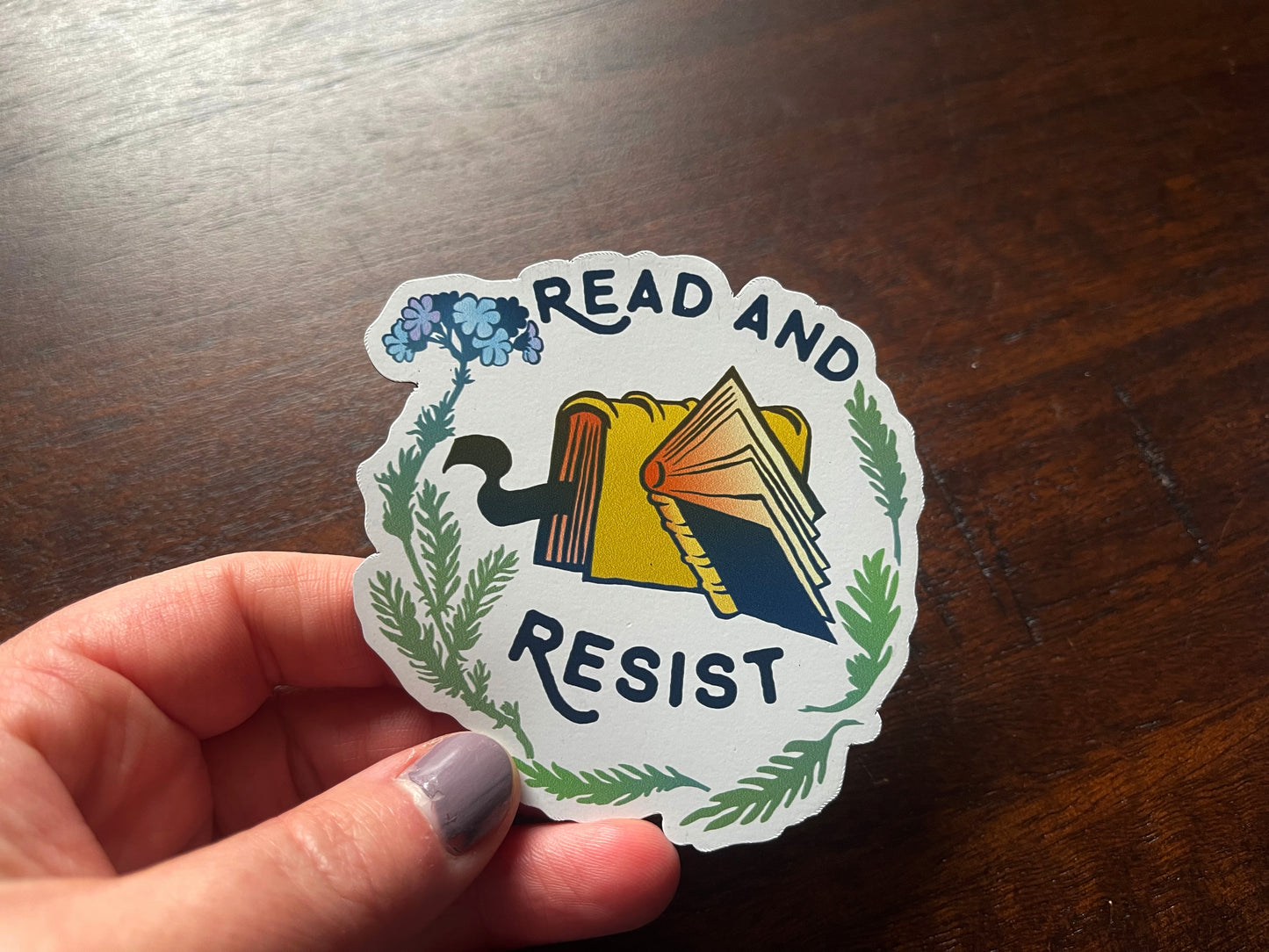 Read and Resist: Feminist Magnet