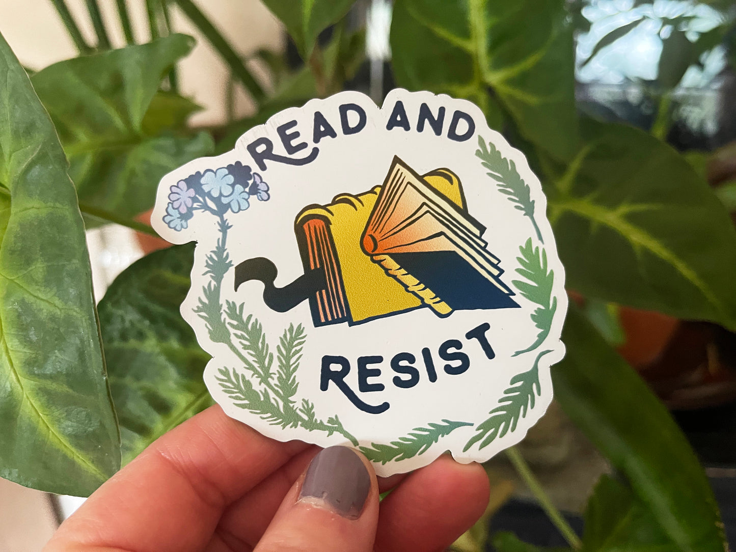 Read and Resist: Feminist Magnet