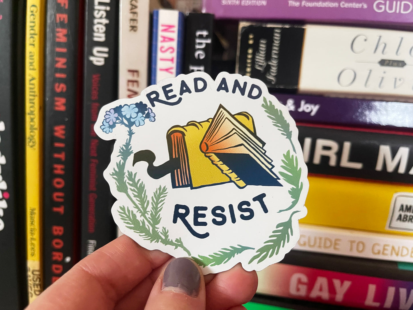 Read and Resist: Feminist Magnet