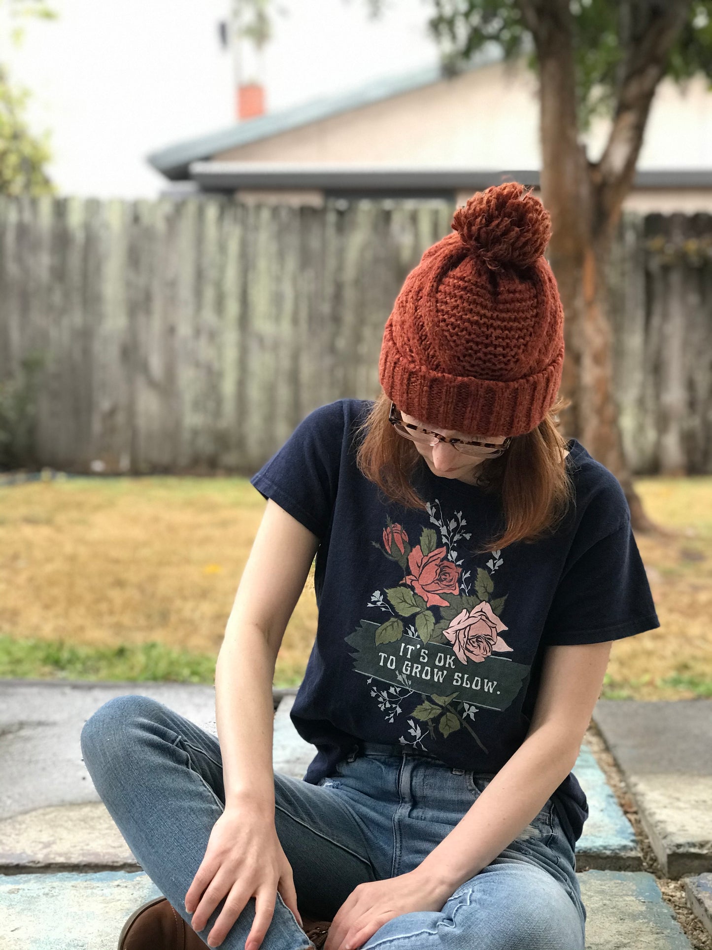 It's Ok To Grow Slow: Fitted Femme Shirt