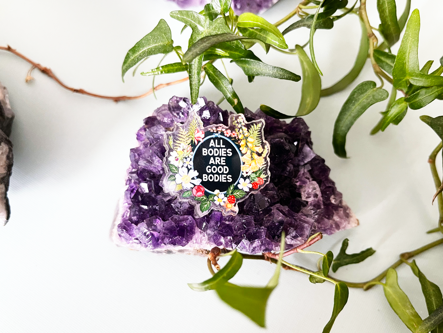 All Bodies Are Good Bodies: Feminist Pin