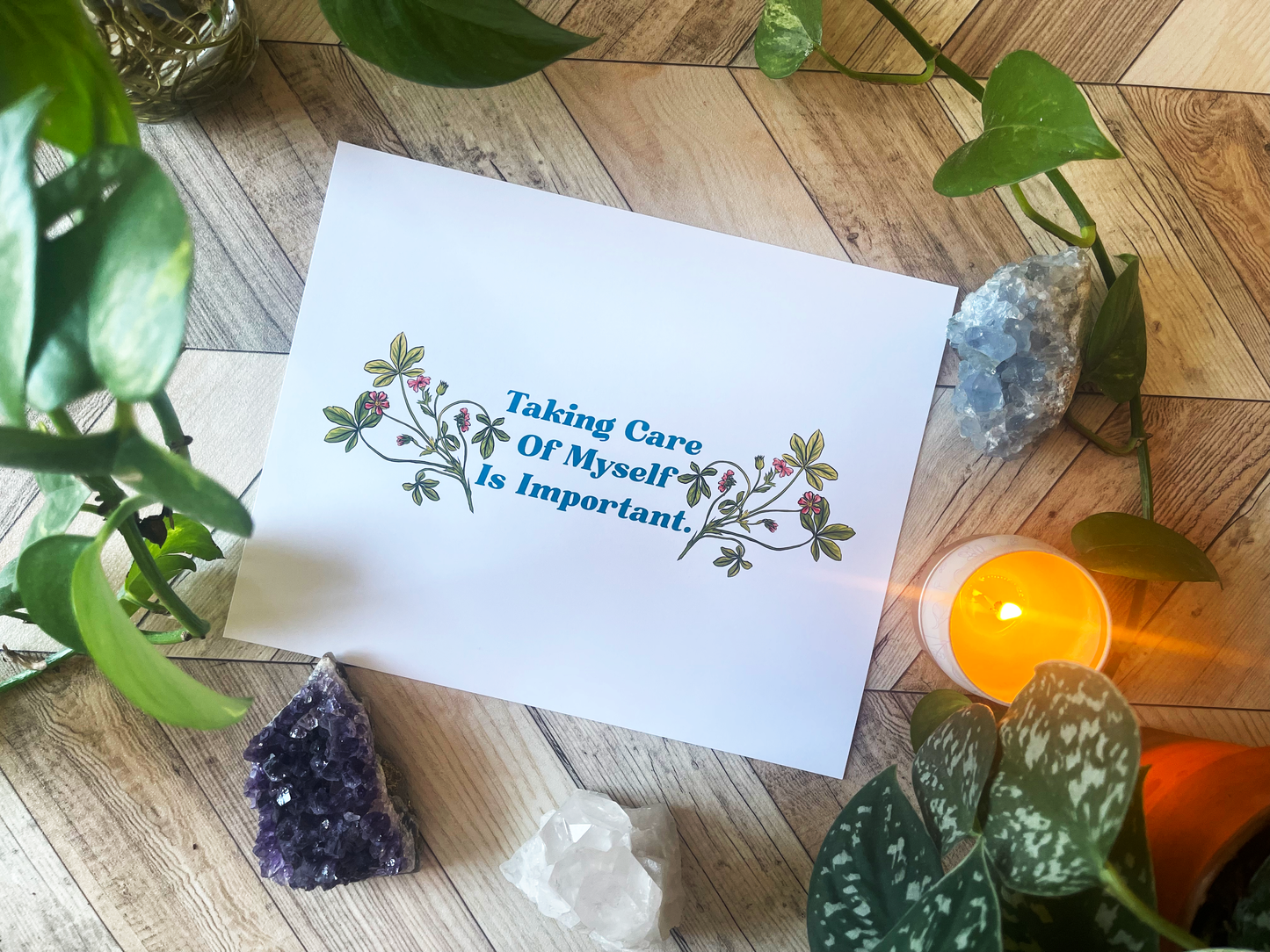 Taking Care Of myself Is Important: Self Care Print