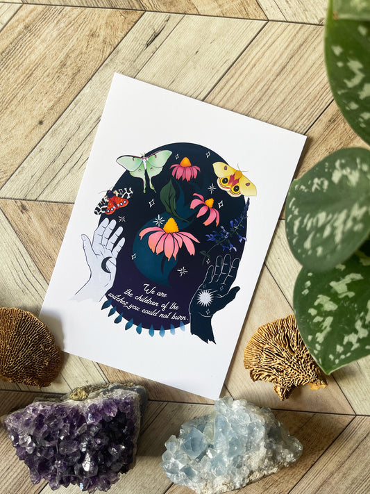 We Are The Children Of The Witches You Could Not Burn: Small Print