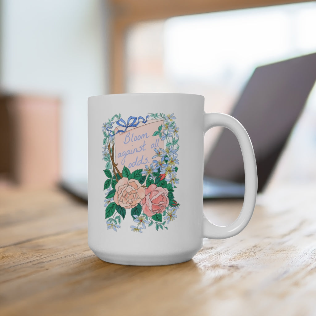 Bloom Against All Odds: Self Care Mug