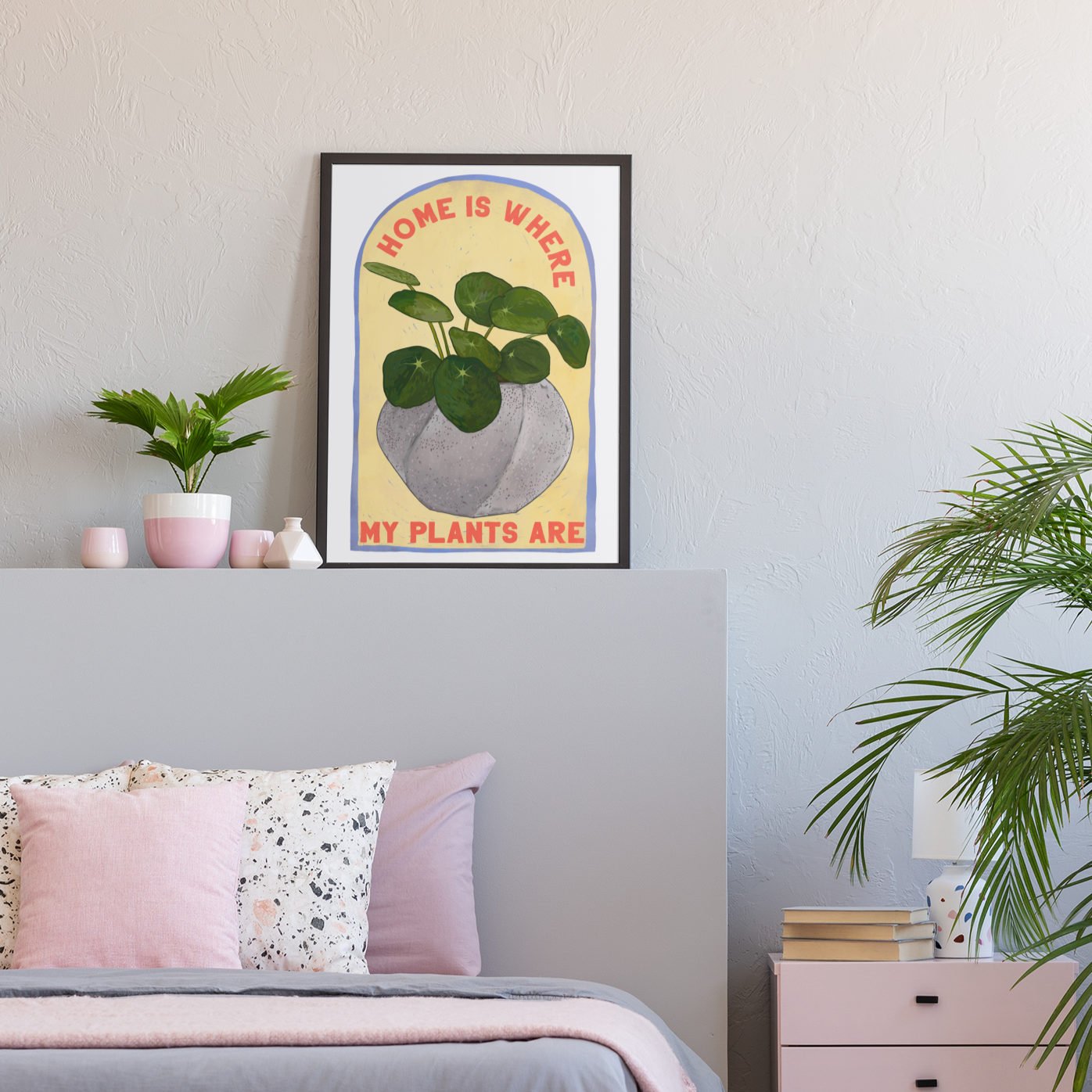 Home Is Where My Plants Are: Houseplant Print