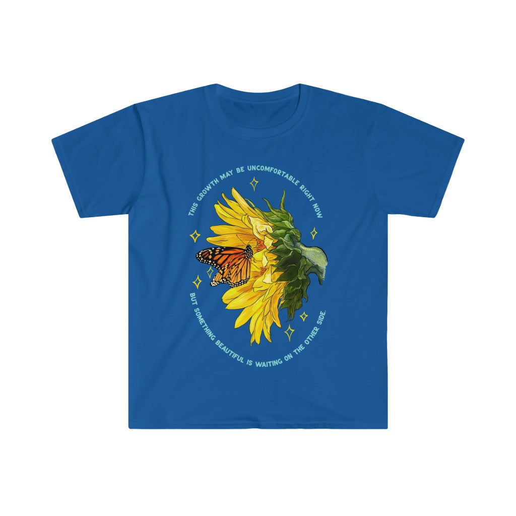 This Growth May Be Uncomfortable But Something Beautiful Is Waiting: Mental Health Shirt