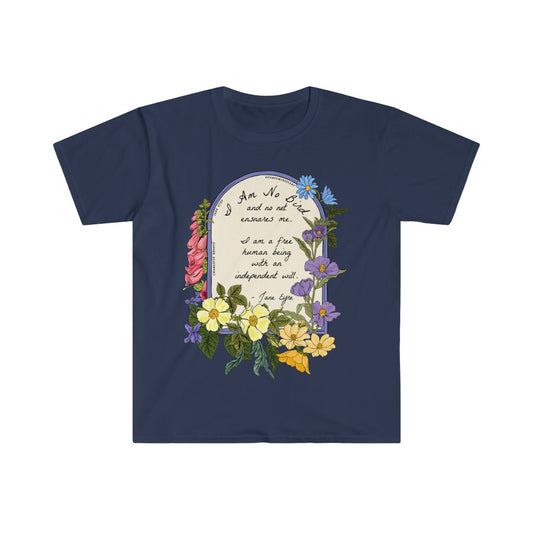 I Am No Bird and No Net Ensnares Me, Jane Eyre: Charlotte Bronte Shirt