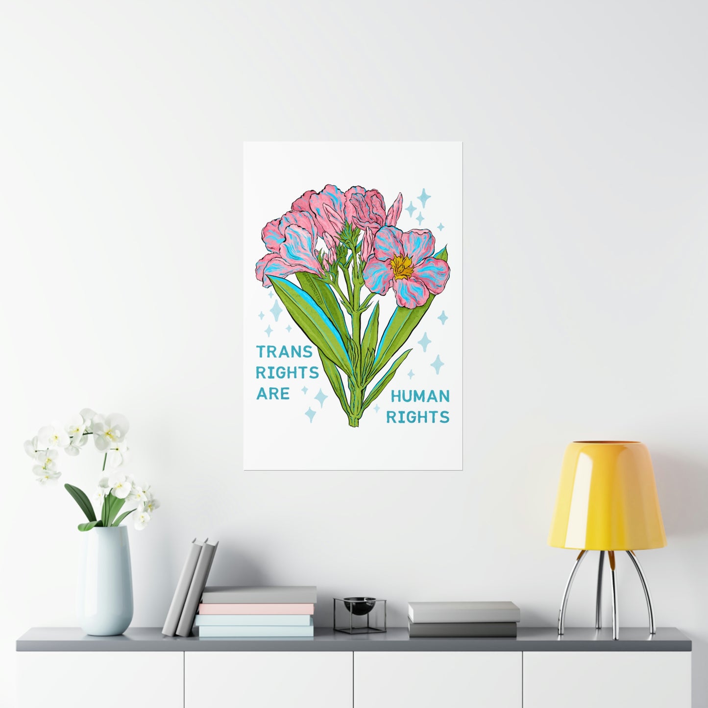 Trans Rights Are Human Rights: LGBTQ Art Print