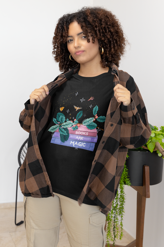 Books Are Magic: Book Lover Shirt