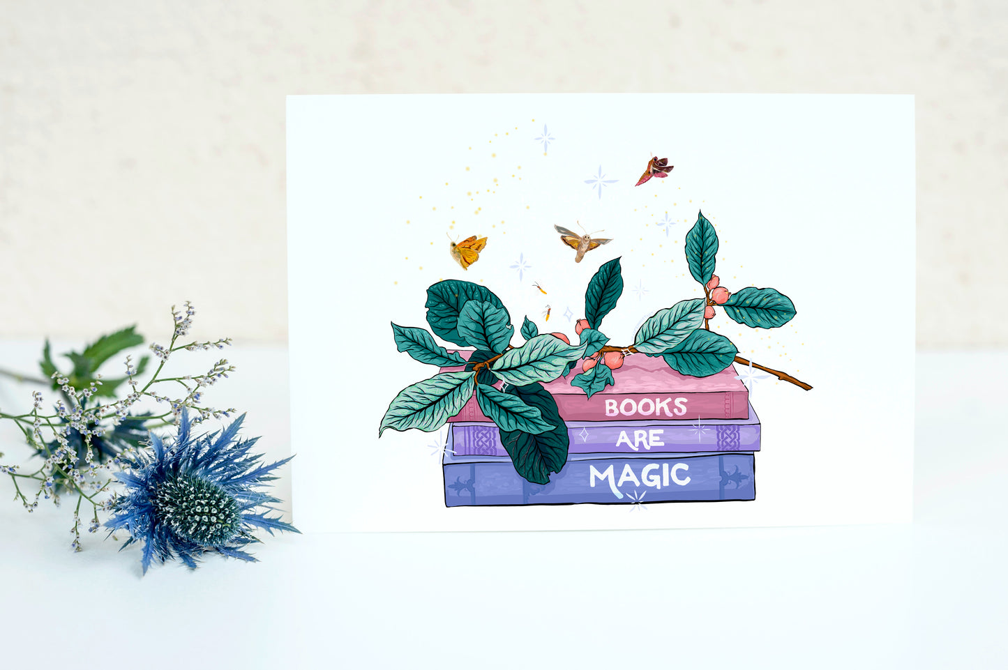 Books Are Magic: Book Lover Print