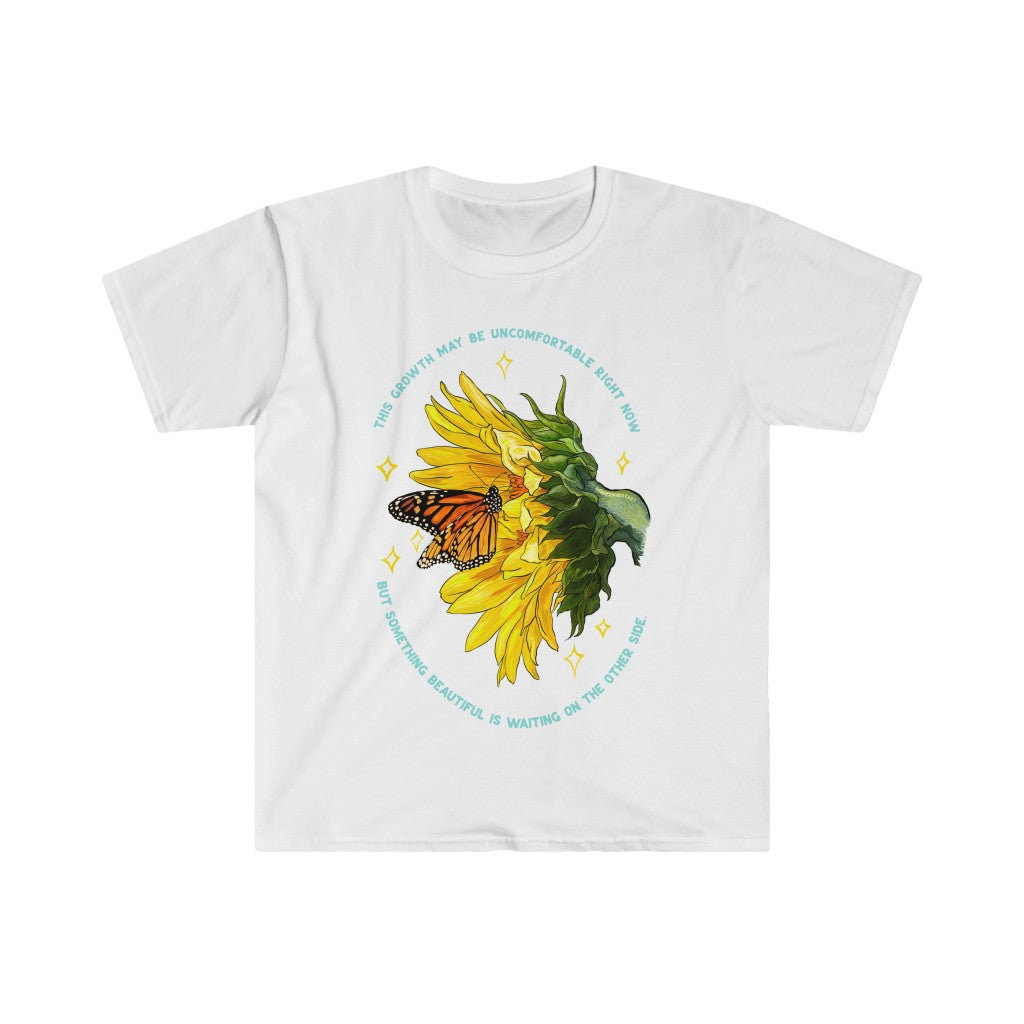 This Growth May Be Uncomfortable But Something Beautiful Is Waiting: Mental Health Shirt