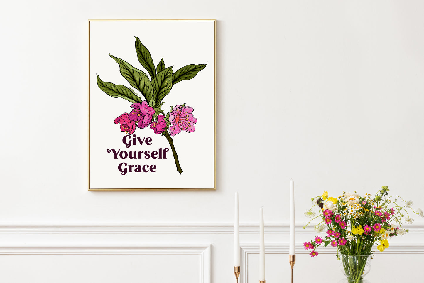 Give Yourself Grace: Self Love Print