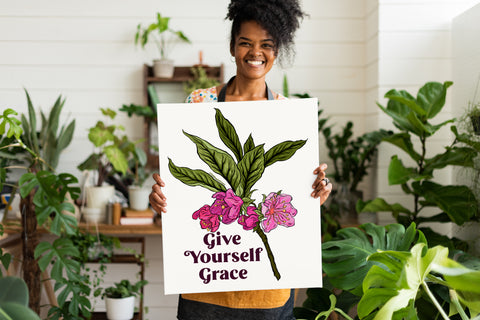 Give Yourself Grace: Self Love Print
