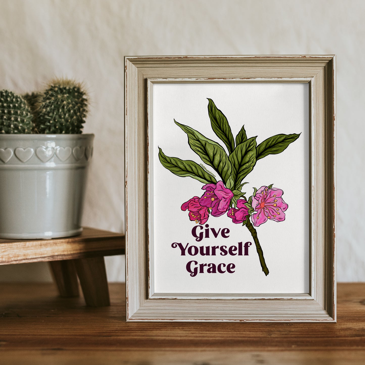 Give Yourself Grace: Self Love Print