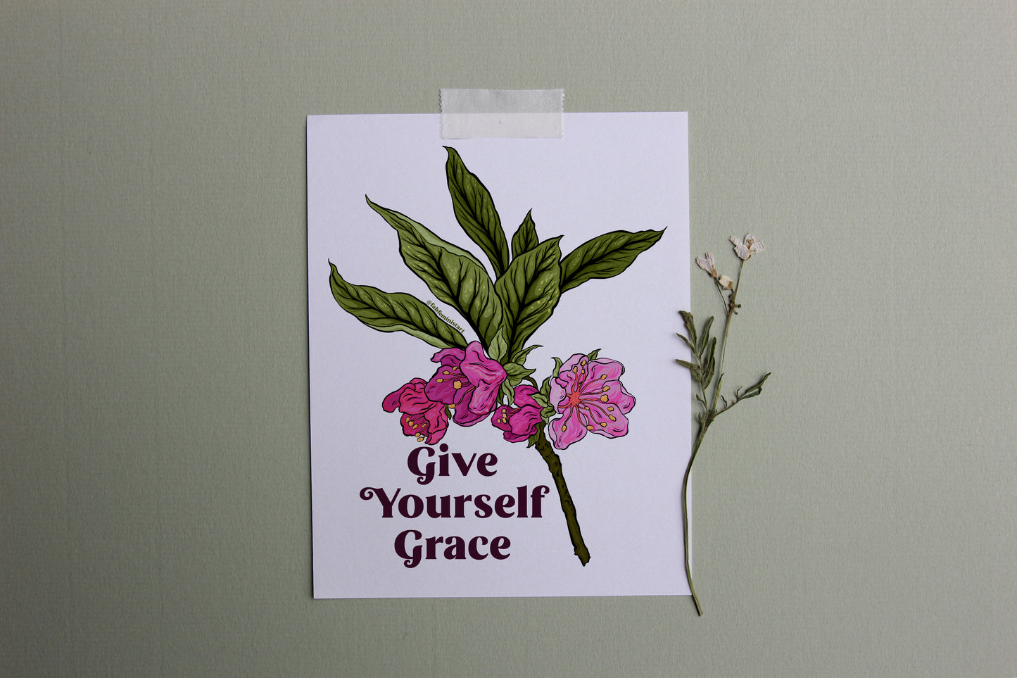 Give Yourself Grace: Self Love Print