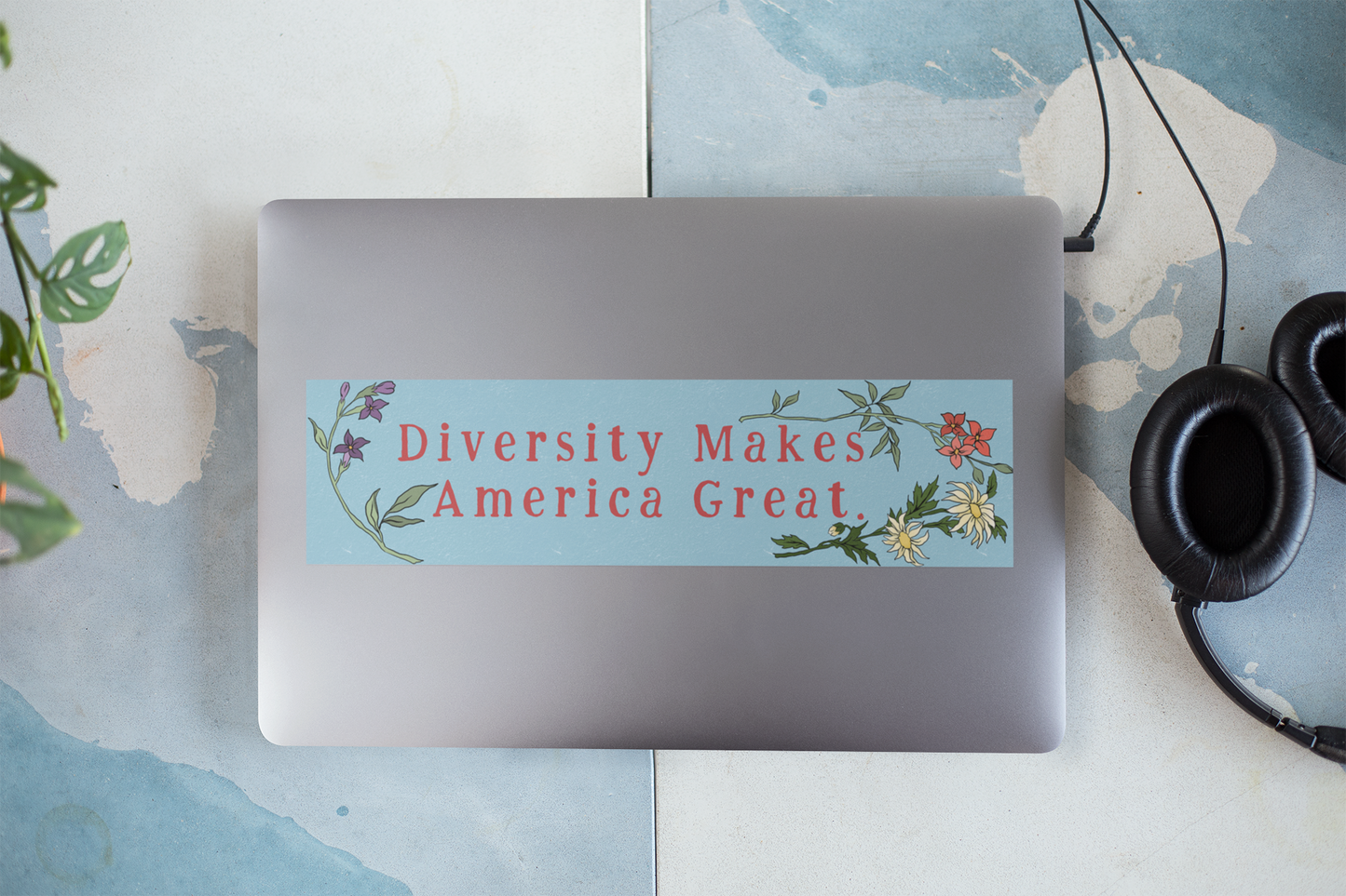 Diversity Makes America Great: Bumper Sticker