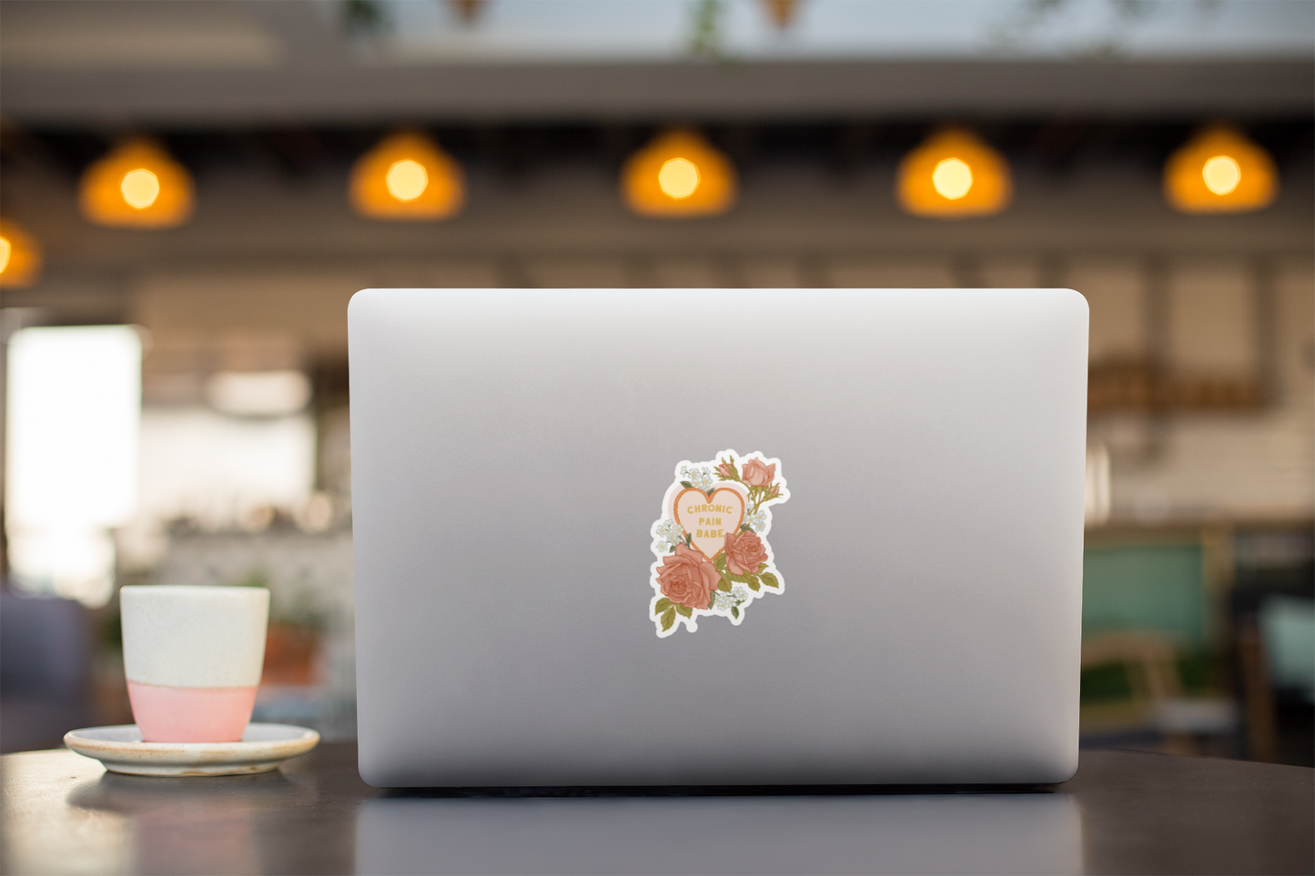 Chronic Pain Babe: Self Care Laptop Sticker