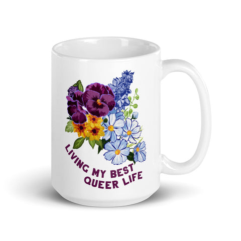 Living My Best Queer Life: LGBTQ Pride Mug