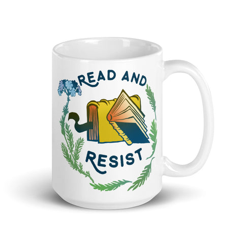 Read and Resist: Bibliophile Mug