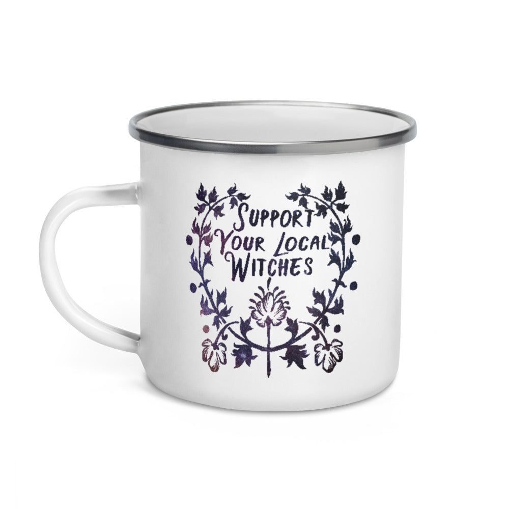 Support Your Local Witches: Enamel Mug