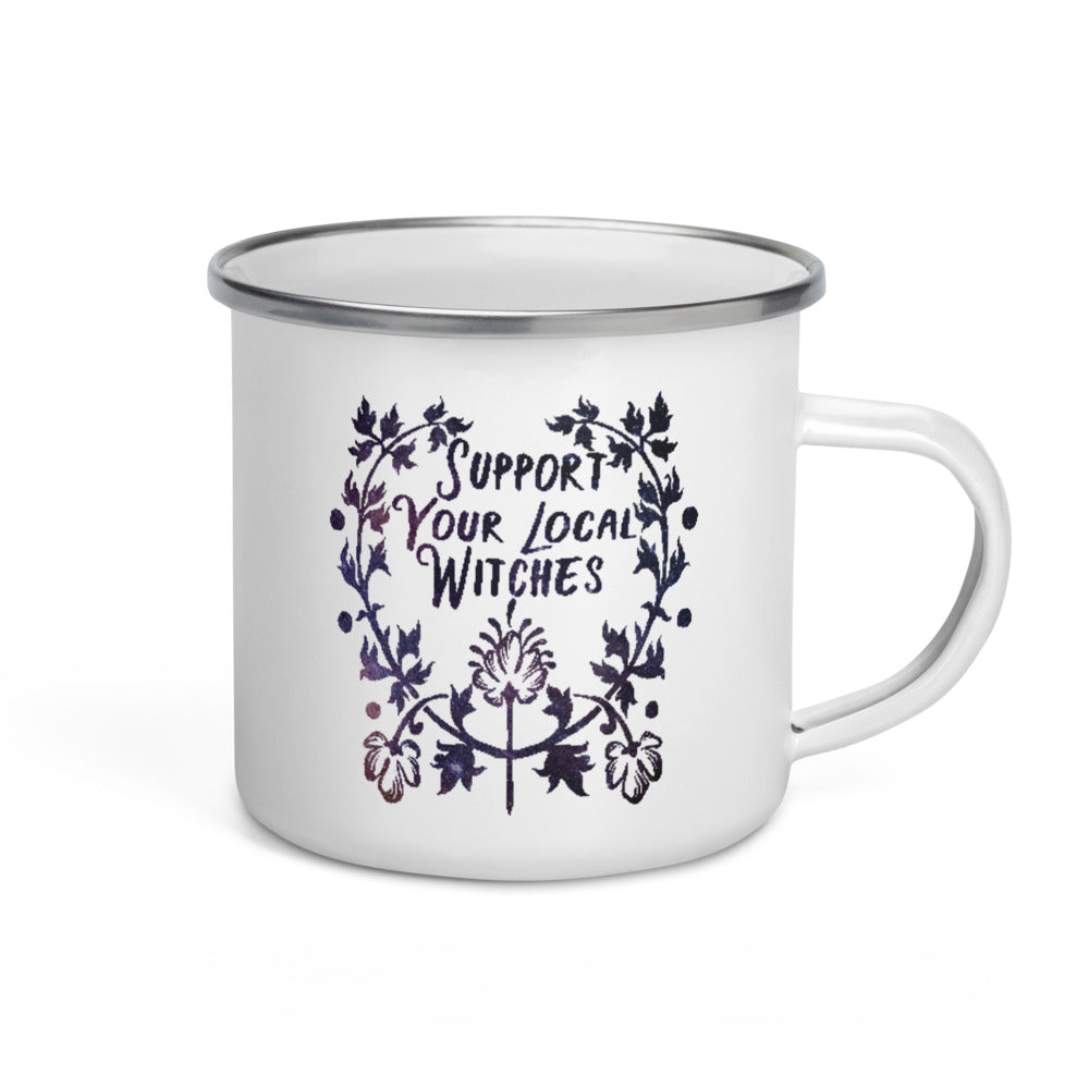 Support Your Local Witches: Enamel Mug