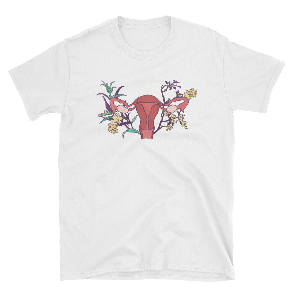 Floral Uterus: Unisex Adult Shirt