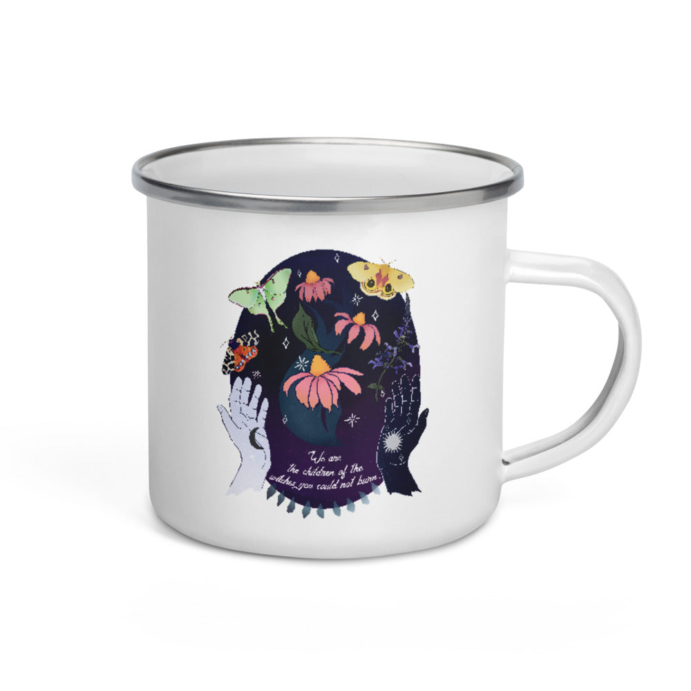 We Are The Children Of The Witches You Could Not Burn: Enamel Mug