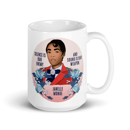 Silence Is Our Enemy And Sound Is The Weapon, Janelle Monáe: Feminist Mug