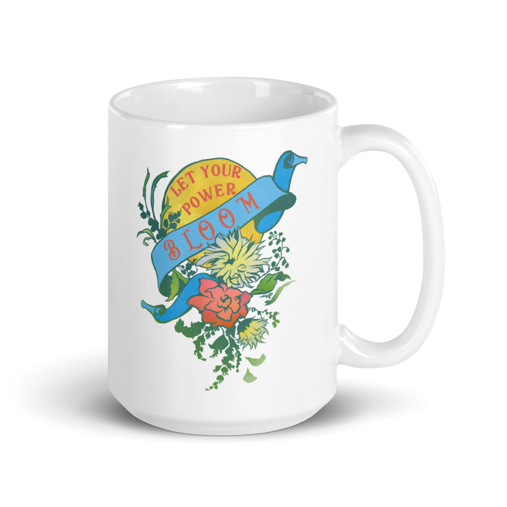 Let Your Power Bloom: Self Care Mug