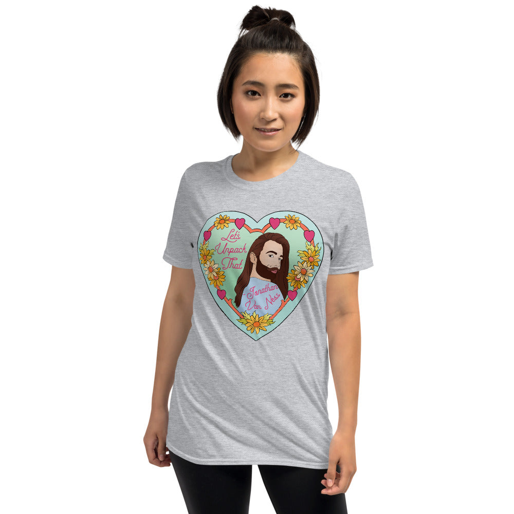 Let's Unpack That, Jonathan Van Ness: Queer Pride Unisex Adult Shirt