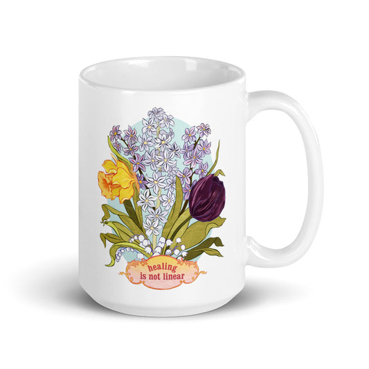 Healing Is Not Linear: Self Care Mug