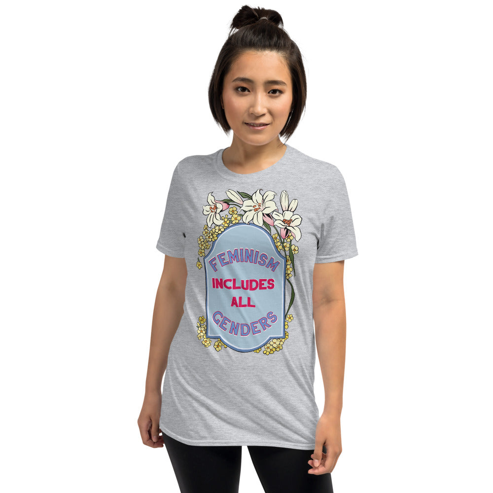 Feminism Includes All Genders: Unisex Tee