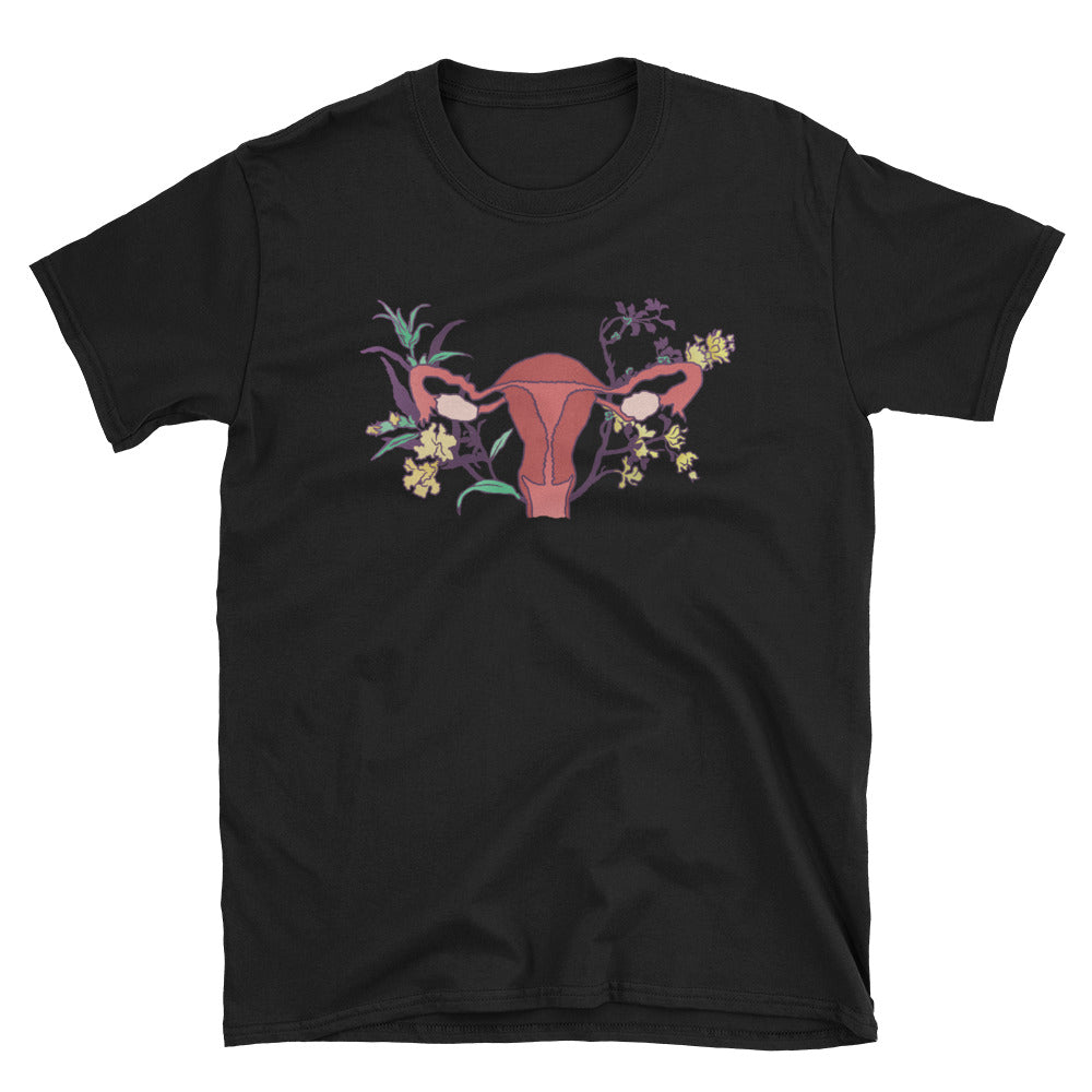 Floral Uterus: Unisex Adult Shirt