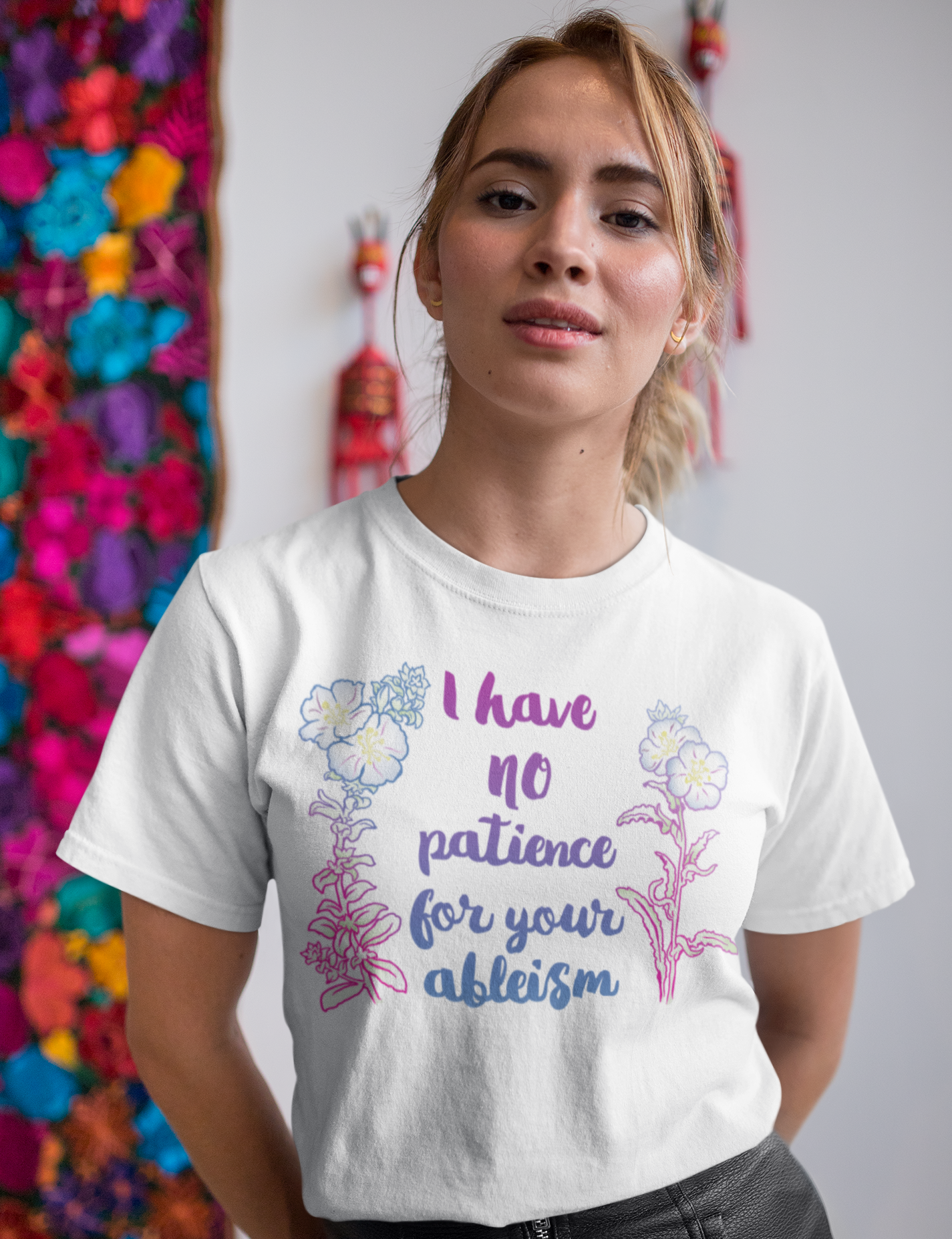 I Have No Patience For Your Ableism: Unisex Adult Shirt