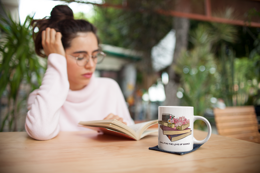 Oh For The Love Of Books, librarian mug