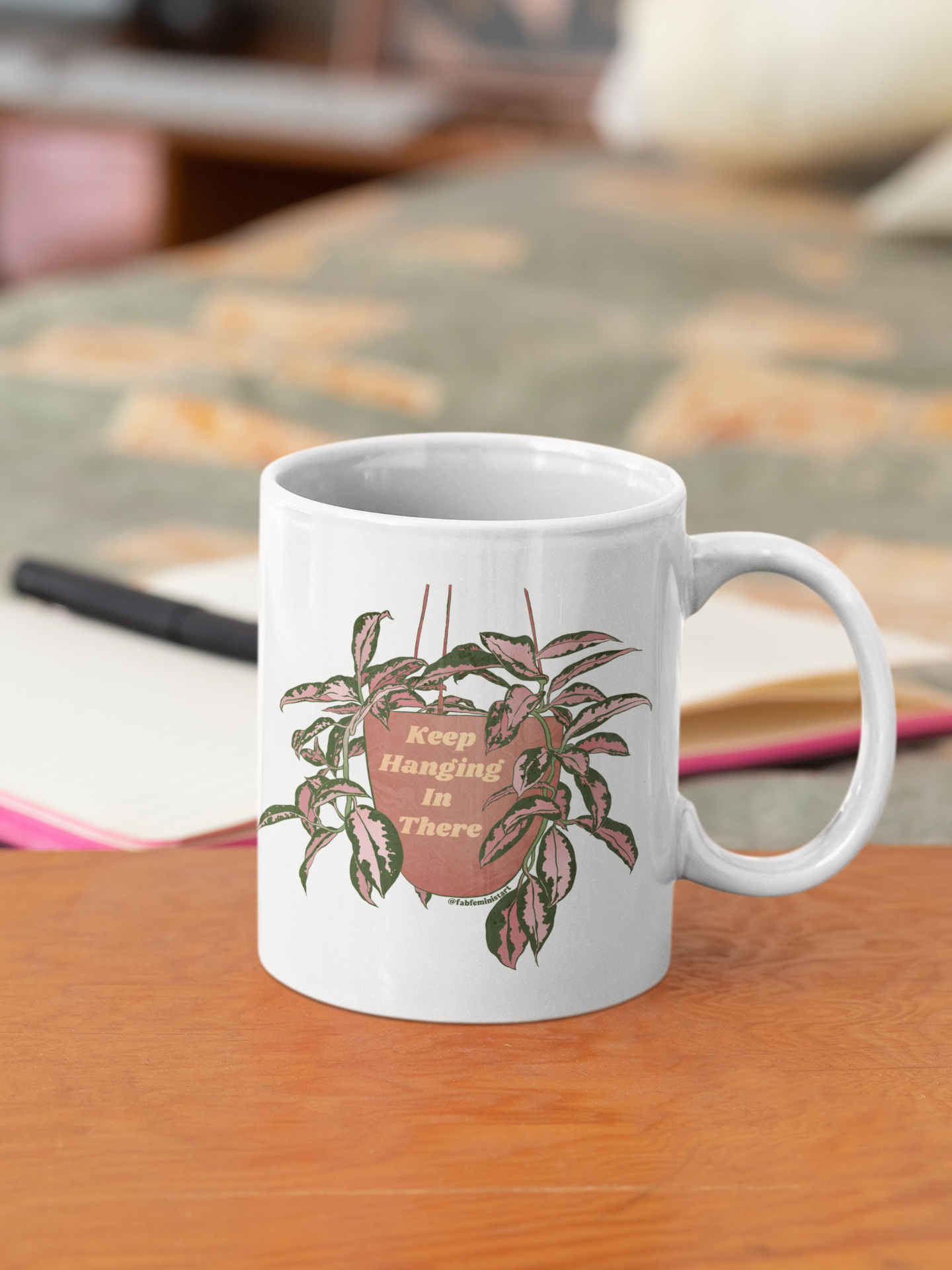 Keep Hanging In There: Mental Health Mug