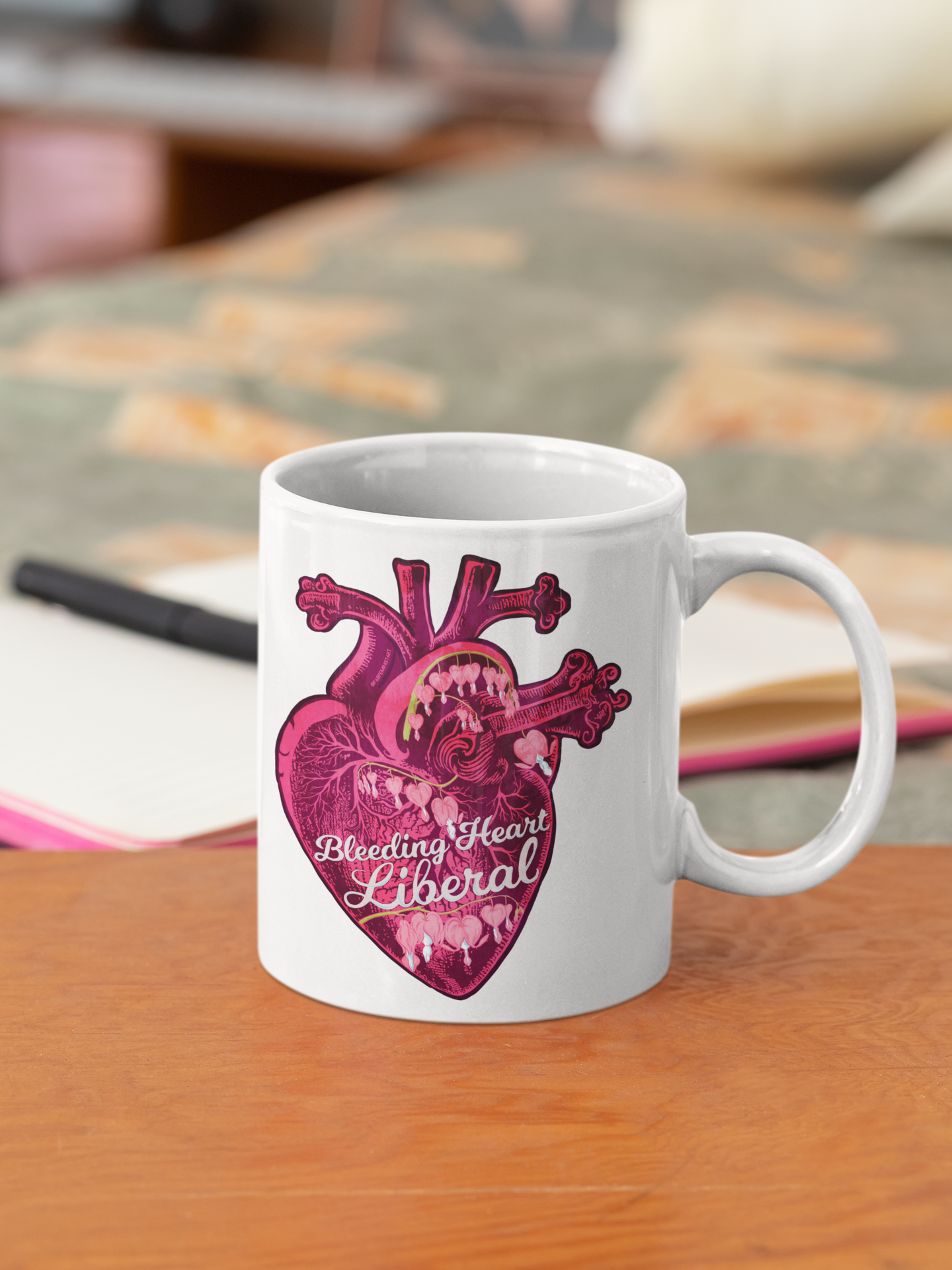 Bleeding Heart Liberal: Feminist Mug