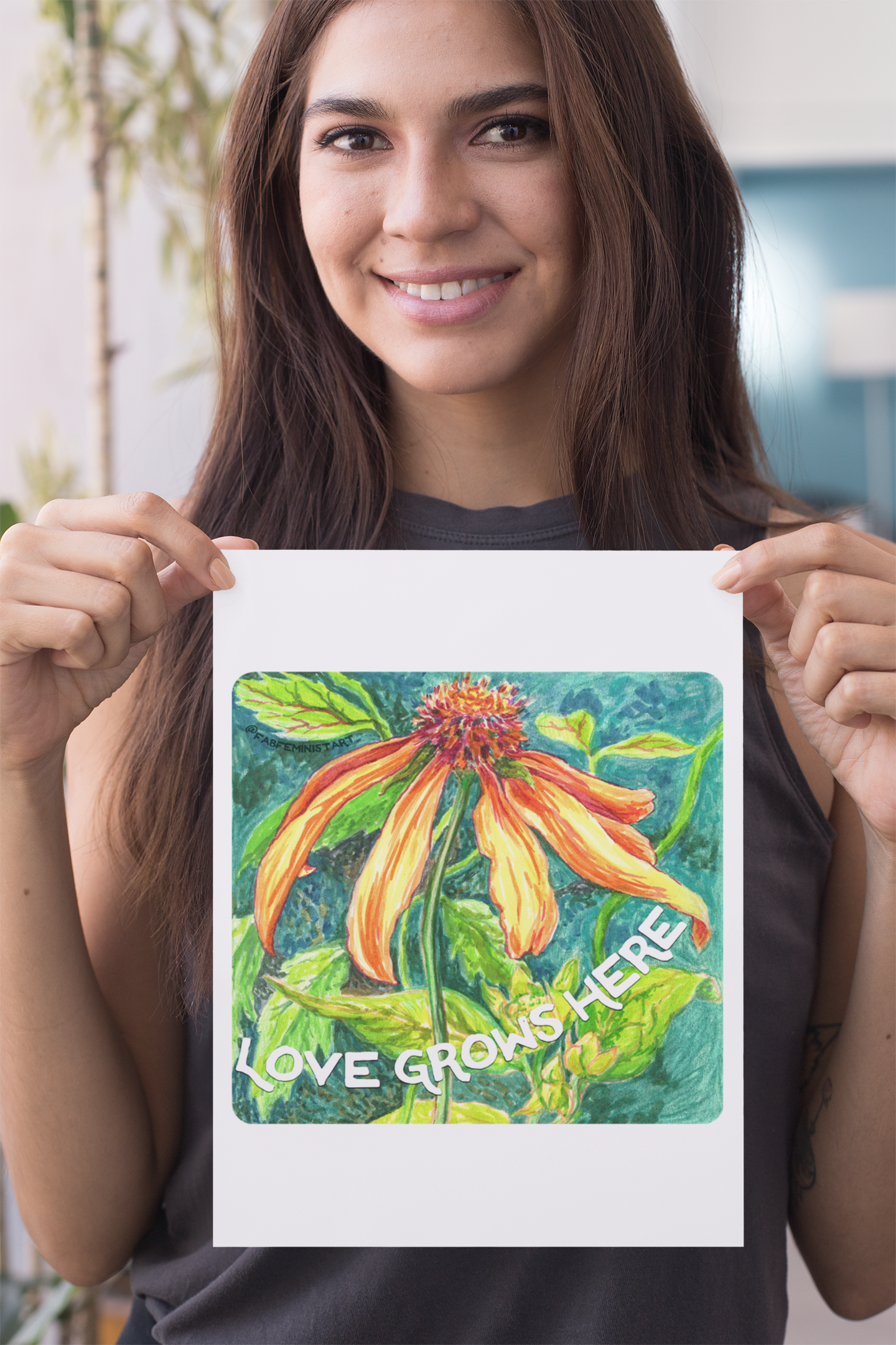 Love Grows Here: Mental Health Print