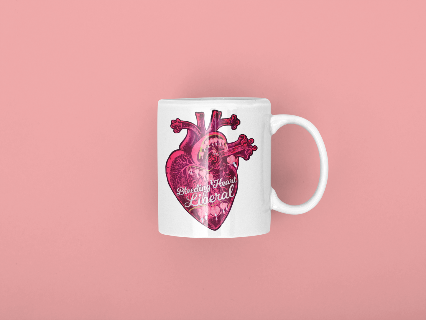 Bleeding Heart Liberal: Feminist Mug