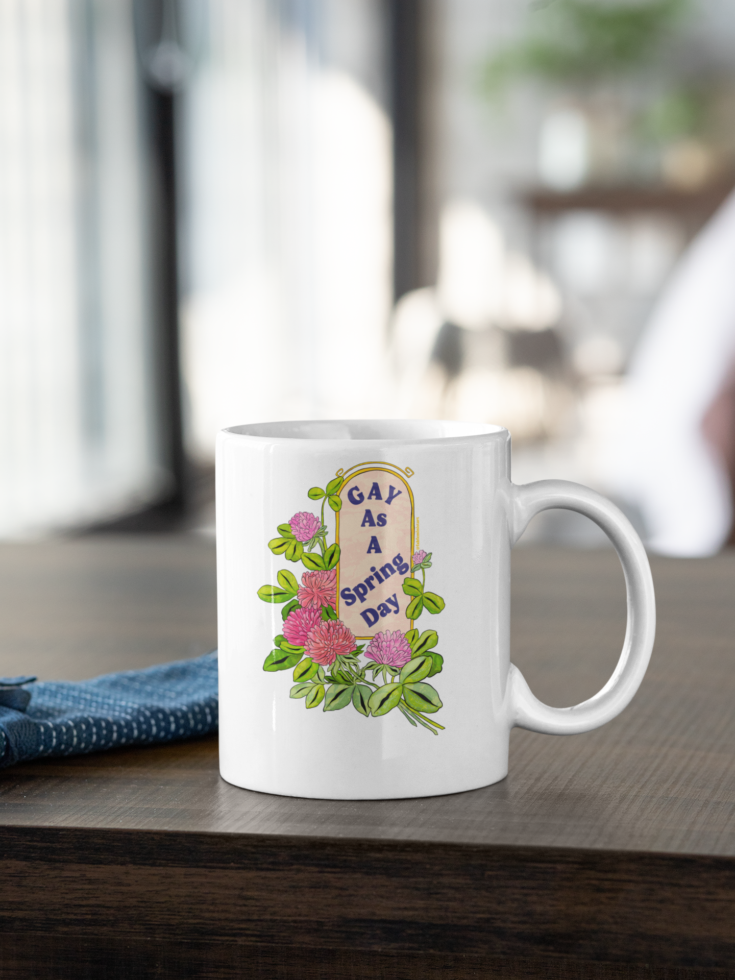 Gay As A Spring Day: Gay Pride Mug