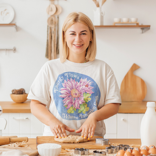 Energy Flows Where Intention Goes: Mental Health Shirt