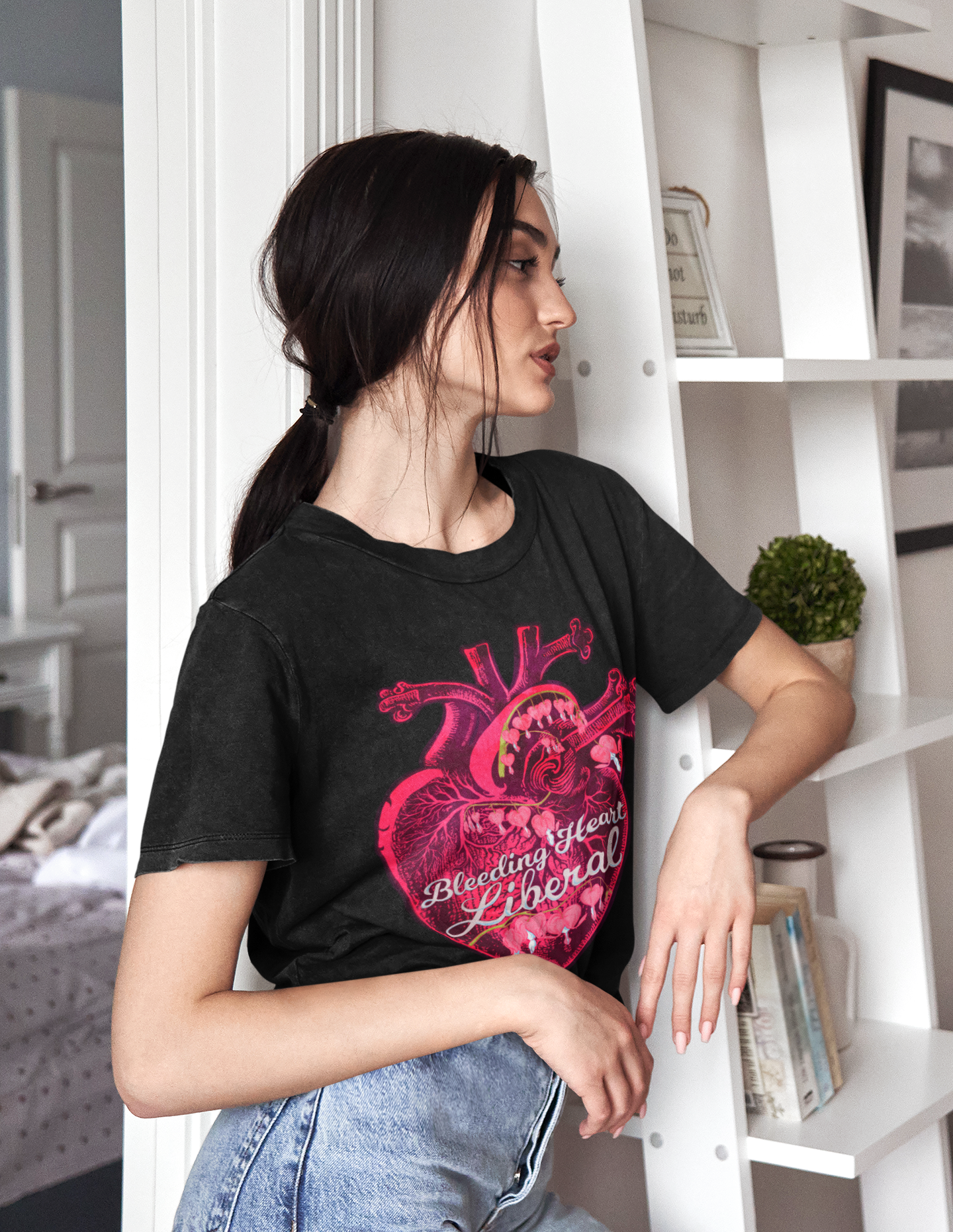 Bleeding Heart Liberal: Feminist Shirt