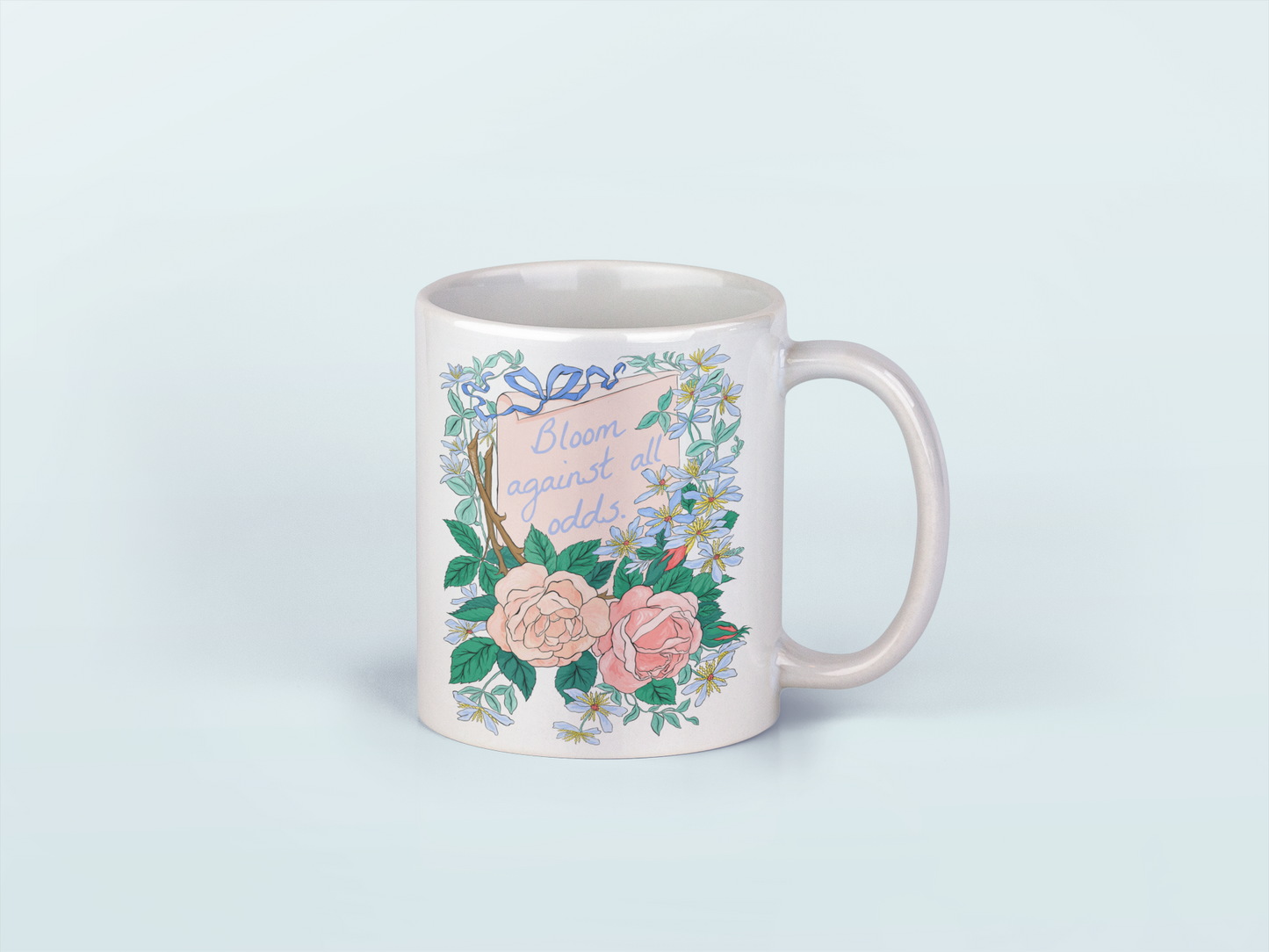 Bloom Against All Odds: Self Care Mug