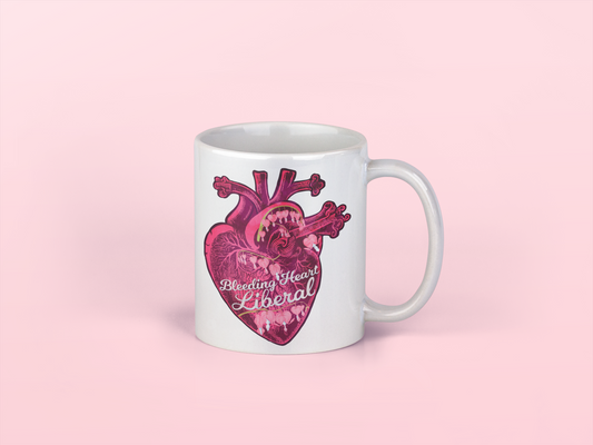 Bleeding Heart Liberal: Feminist Mug