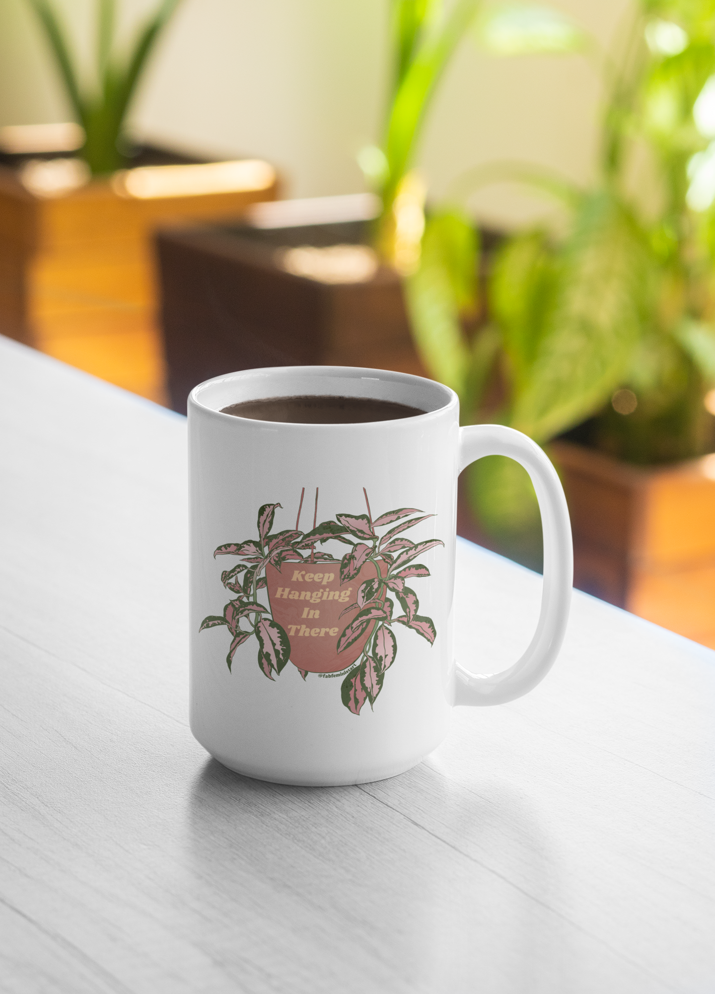 Keep Hanging In There: Mental Health Mug