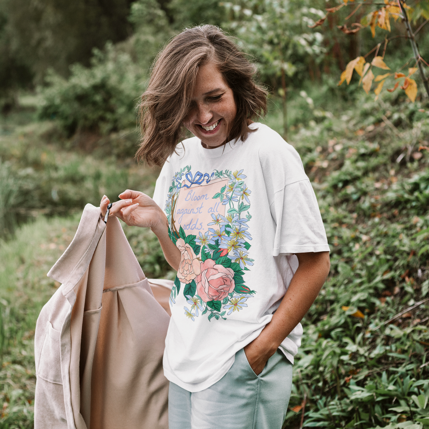 Bloom Against All Odds: Self Care Shirt