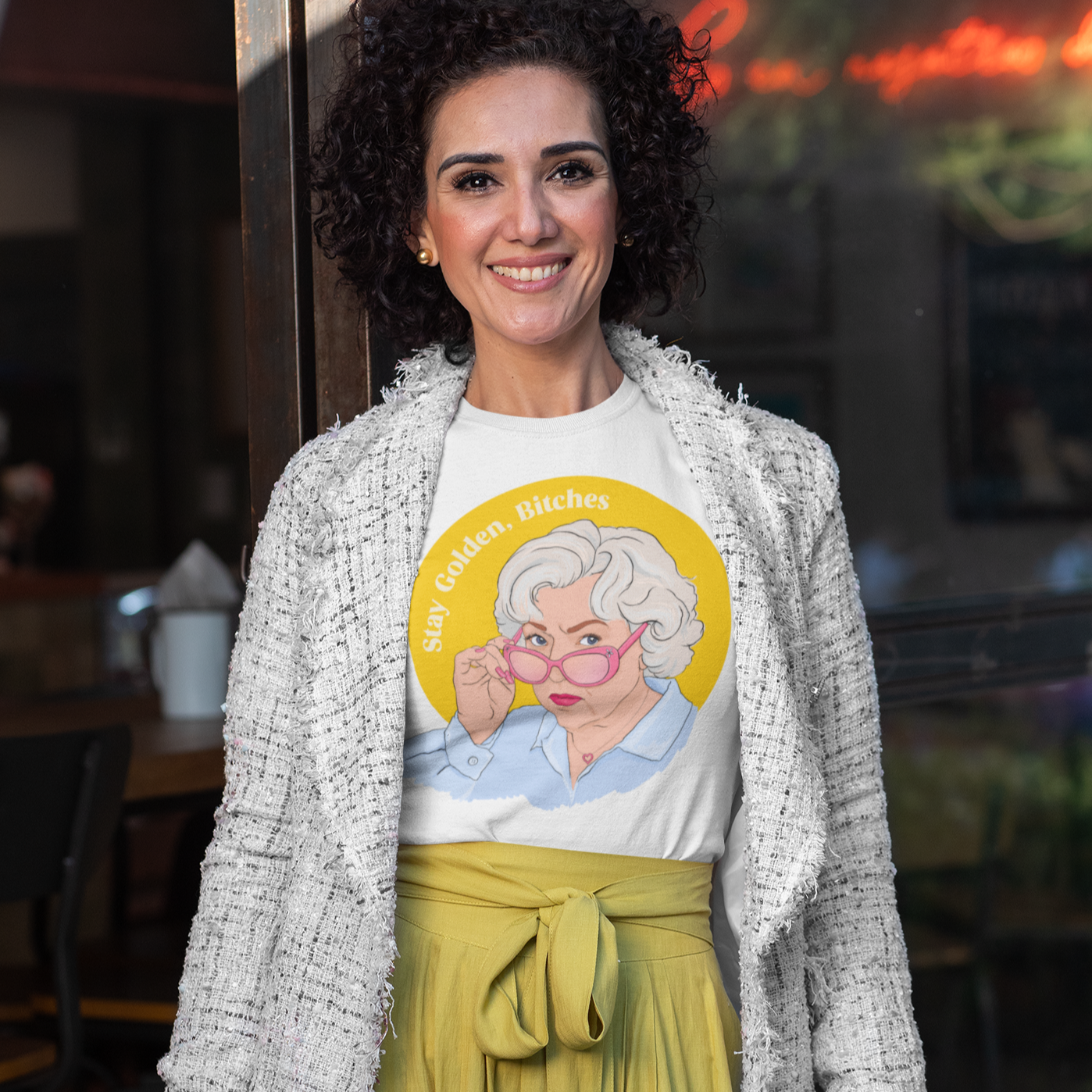 Stay Golden Bitches, Rose Nylund, Betty White: Feminist Shirt