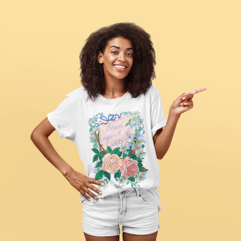 Bloom Against All Odds: Self Care Shirt